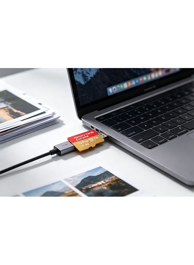 128GB high-end storage card, microSDXC type, supports full HD video, suitable for smartphones, dashcam, action cameras and surveillance cameras. - Image 2