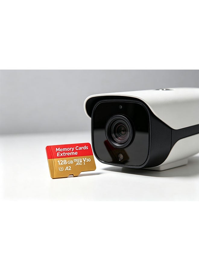 128GB high-end storage card, microSDXC type, supports full HD video, suitable for smartphones, dashcam, action cameras and surveillance cameras. - Image 5