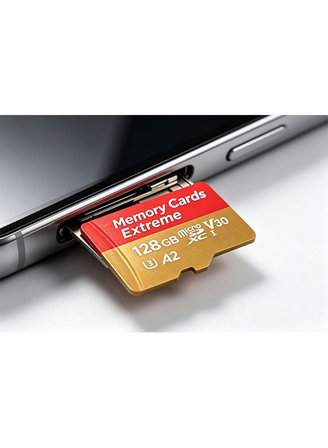 128GB high-end storage card, microSDXC type, supports full HD video, suitable for smartphones, dashcam, action cameras and surveillance cameras. - Image 4