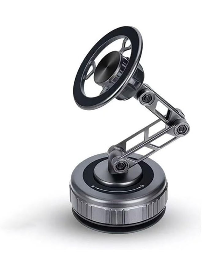 Vacuum Suction Cup Car Phone Holder 360 Degree Adjustable Foldable Magnetic Dashboard Windshield Mount For Seat Leon St 3 III 5F iPhone Samsung - Image 1