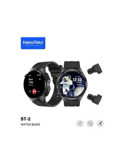 Haino Teko ST-2 Smart Watch and AirPods in One Black Waterproof Long-lasting battery Camera control - pzsku/Z4CE1F00345A7829F2207Z/45/_/1730924089/aa1e5f44-4490-4cbe-b77c-8b261e02ed6d