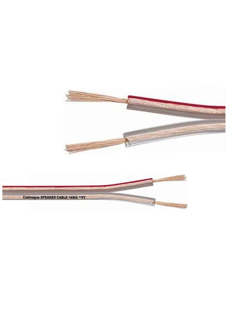 Duravel Duravel Speaker Wire Cable, 2-Conductor, Transparent (90 METER, 1.5MM)  - Image 4
