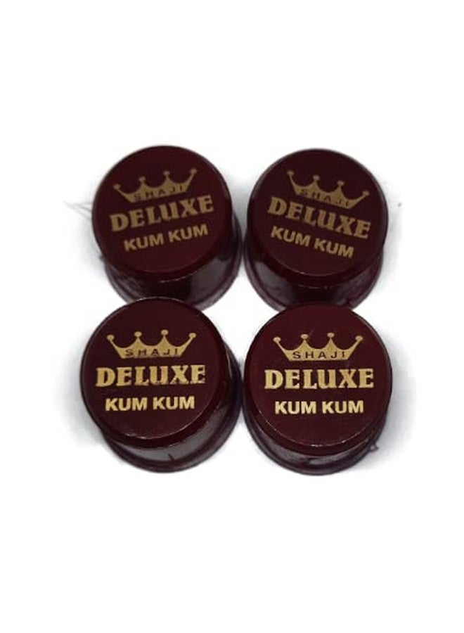 SBWC MAROON Kubera Kumkum For Women And Girls | Maroon Kumkum For Pooja | Organic Herbal Sindoor Paste | Pack Of 4 - Image 1
