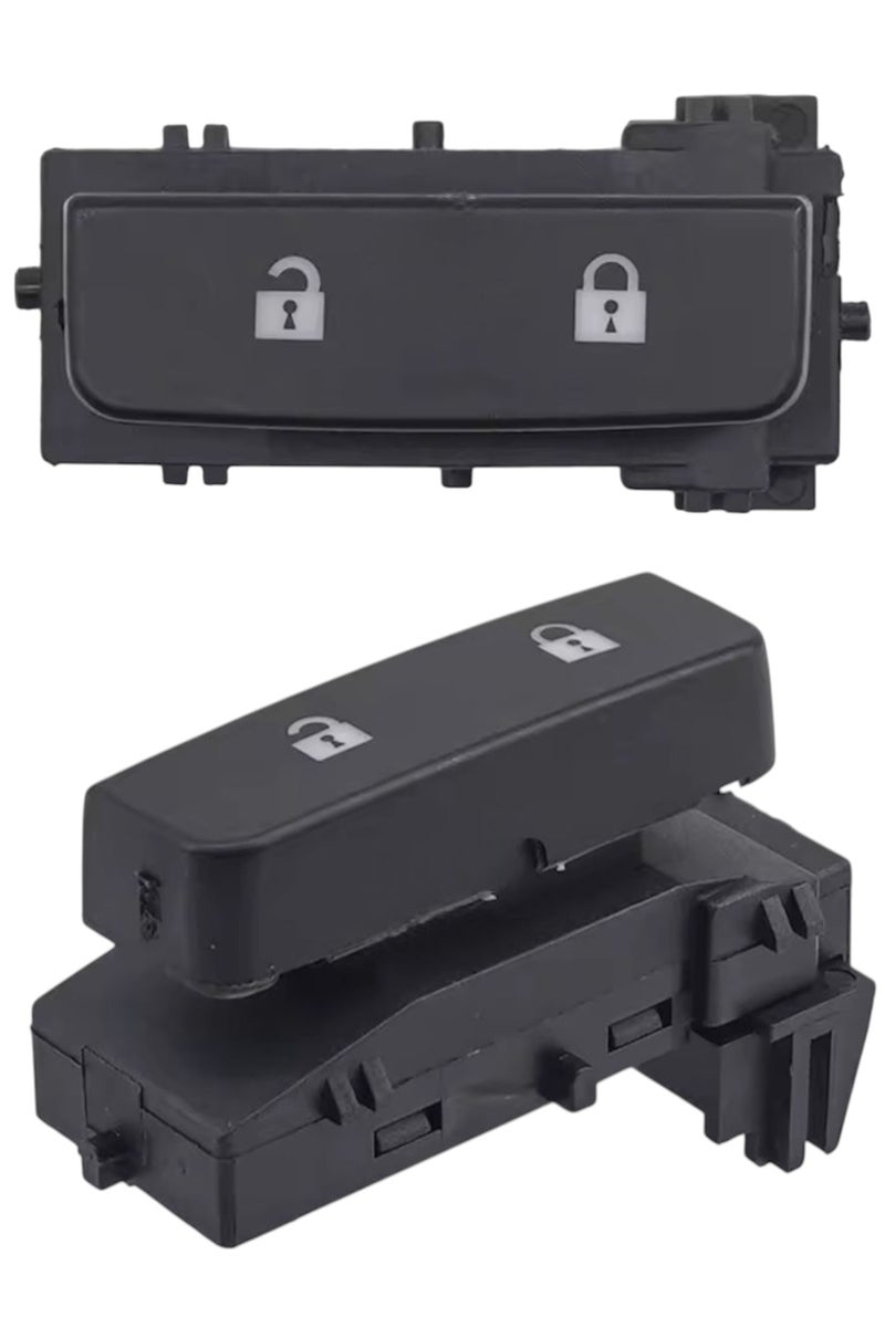 Generic Front Left Driver Seat Door Lock Switch Compatible with a range of 2007-2014 Chevrolet and GMC Yukon, Tahoe, Suburban, Sierra, Silverado, and Traverse vehicles. Part Number: 15804093  - Image 2