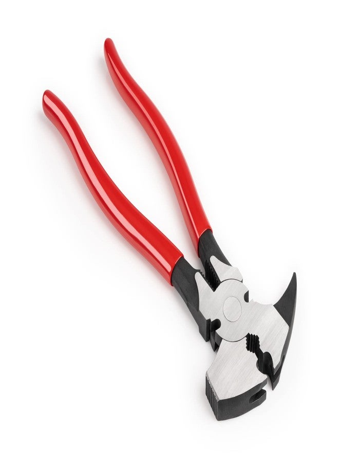 TEKTON 10-1/2 Inch Fencing Pliers | PSP10010, Red - Image 2