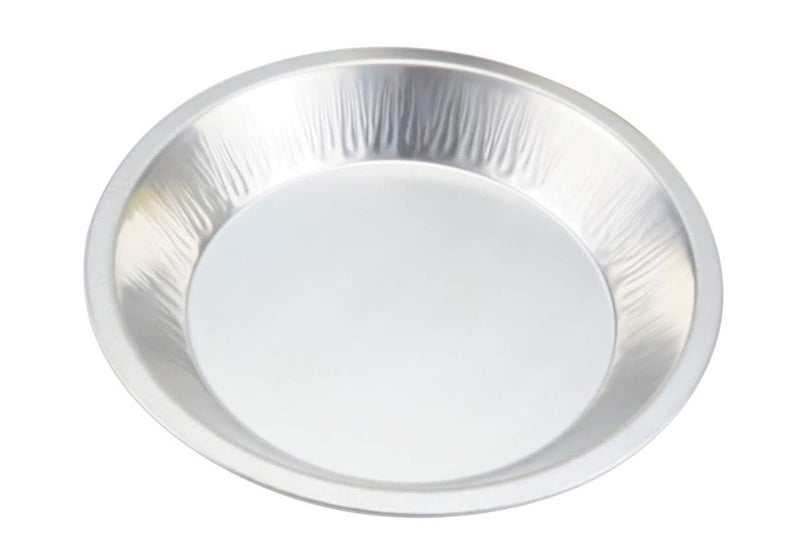 KitchenDance Disposable Heavyweight Aluminum Foil Pie Pan 36 Ounces Round Baking Pan Perfect for Homemade Cakes Pies Aluminum Foil Pan for Baking Storing and Preparing Food 1070 25 Silver