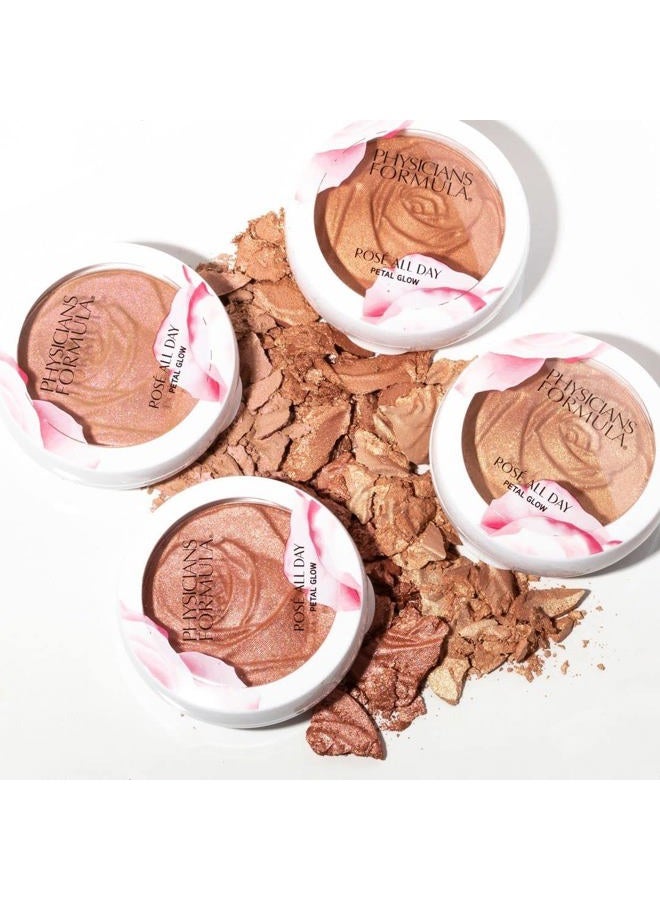 Physicians Formula Rosé All Day Set & Glow Highlighting Powder Luminous Light, Dermatologist Approved - Image 4