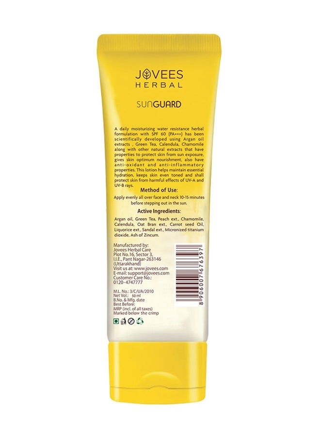JOVEES HERBAL Jovees Sunguard Spf 60 3 In 1 Matte Lotion  100 Ml  - Image 2