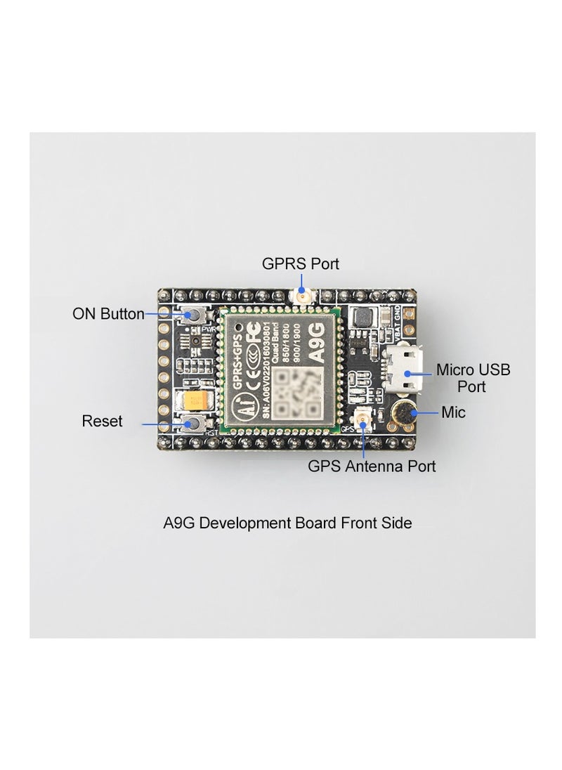 Generic - GPS+GSM Module Board A9G  With Antenna For Arduino Blue/Silver - Image 1