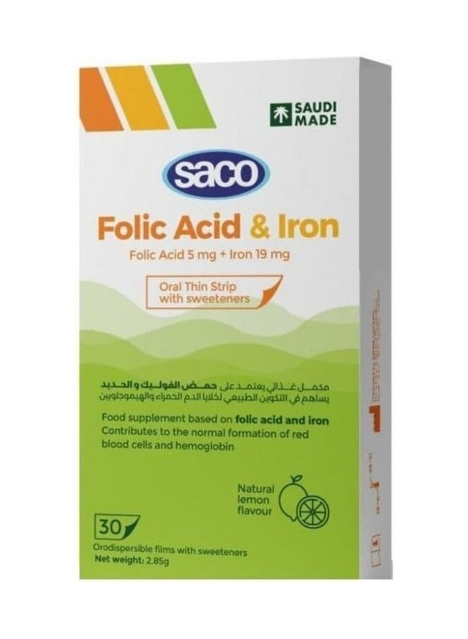 Saco Nutraceutical Folic Acid and Iron Tablet for Women - Image 2