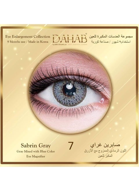 Sabreen Gray Daily Gold Lenses
