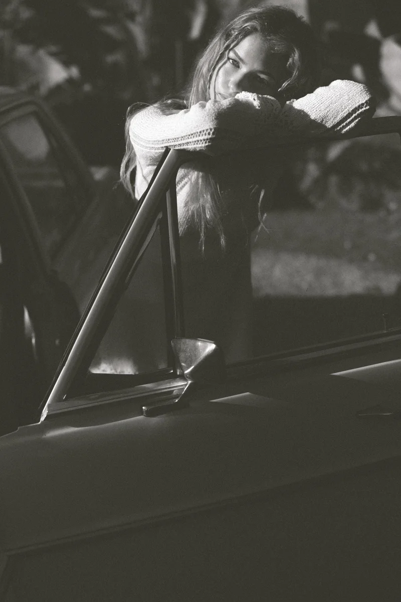 H&M Hole-knit mini dress