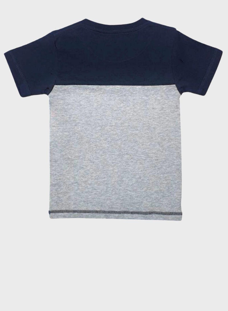 BOLD&KO Kids Color Block T-Shirt - Image 2