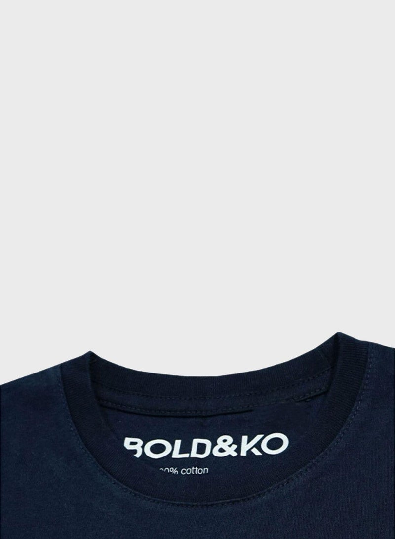 BOLD&KO Kids Color Block T-Shirt - Image 4