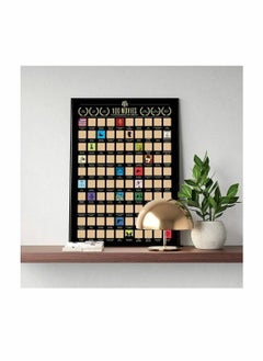 KASTWAVE Scratch Off Poster, 100 Movies Scratch Off Poster - Easy to Scrape Down, Best Birthday for Movie Lovers  - Image 5