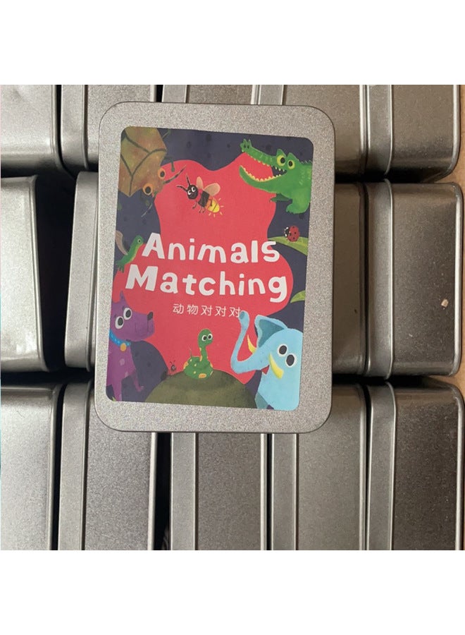 Animal Card Children Focus On Training Crazy Pair Touch To Find The Same Thinking Training Cross-border Foreign Trade Table Game Toys