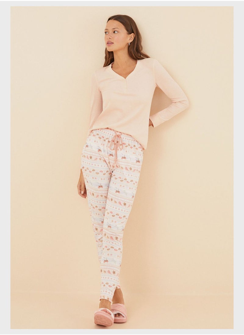 women'secret - High Waist Pyjama Pants - Image 1