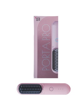 Mini Cordless Hair Straightener Brush, Portable Hair Straightener Comb with USB Rechargeable Feature, Negative Ion Hair Straightener Brush for women, Anti-Scald u0026 Auto-Off, Pink - pzsku/Z4CE2D0FC3A1B2B5F62A1Z/45/_/1740424899/32ef20db-ab97-47e2-ba1e-b9ea16c03a1e