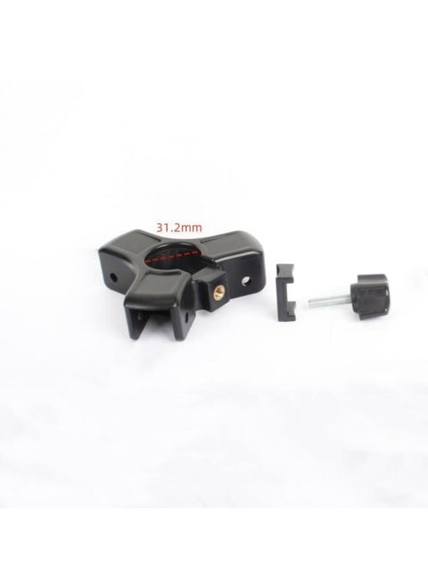 Photography Camera Tripod Bracket Lamp Holder Locking Clamp Buckle Fixing Fixture Fishing Telescopic Rod Plastic Round Pipe Fittings-Body Color:313 Upper Three-prong Surface (with 31.2mm Outer Diameter Round Tube)