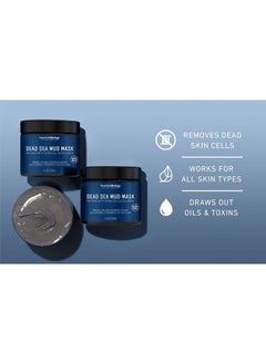 NEW YORK BIOLOGY THE ULTIMATE COSMECEUTICALS New York Biology Dead Sea Mud Mask for Face and Body with Stem Cell and Collagen - Spa Quality Pore Reducer for Acne, Blackheads and Oily Skin, Natural Skincare for Women, Men - Tightens Skin - 4 oz  - Image 4