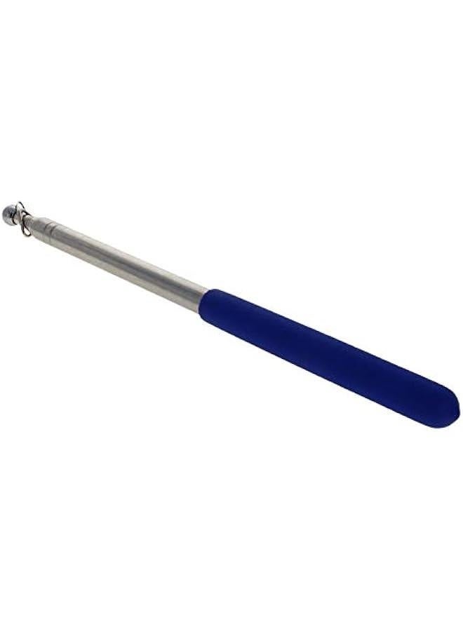 2Pcs Hollow Telescopic Teachers Pointer, Teaching Pointer Stick for Classroom, Metal Hand Retractable Pointer Extended Length 55.1 inch, Handheld Presenter Whiteboard Pointer (Blue) - Image 3