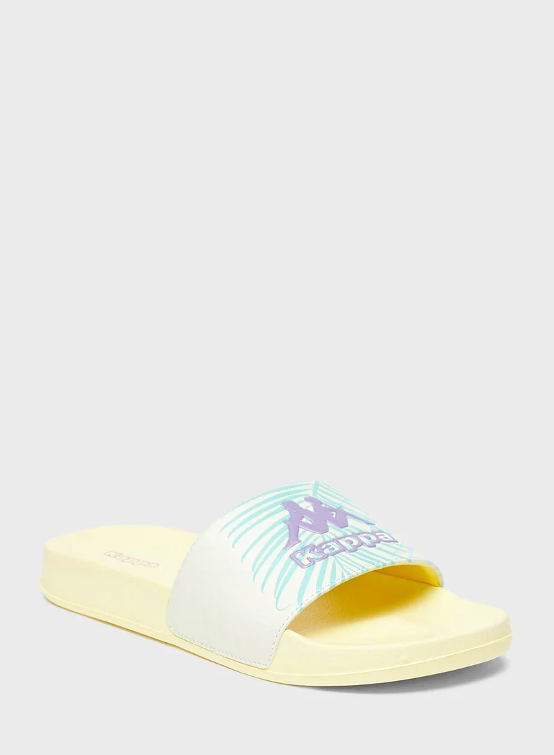 Kappa Single strap flip flops