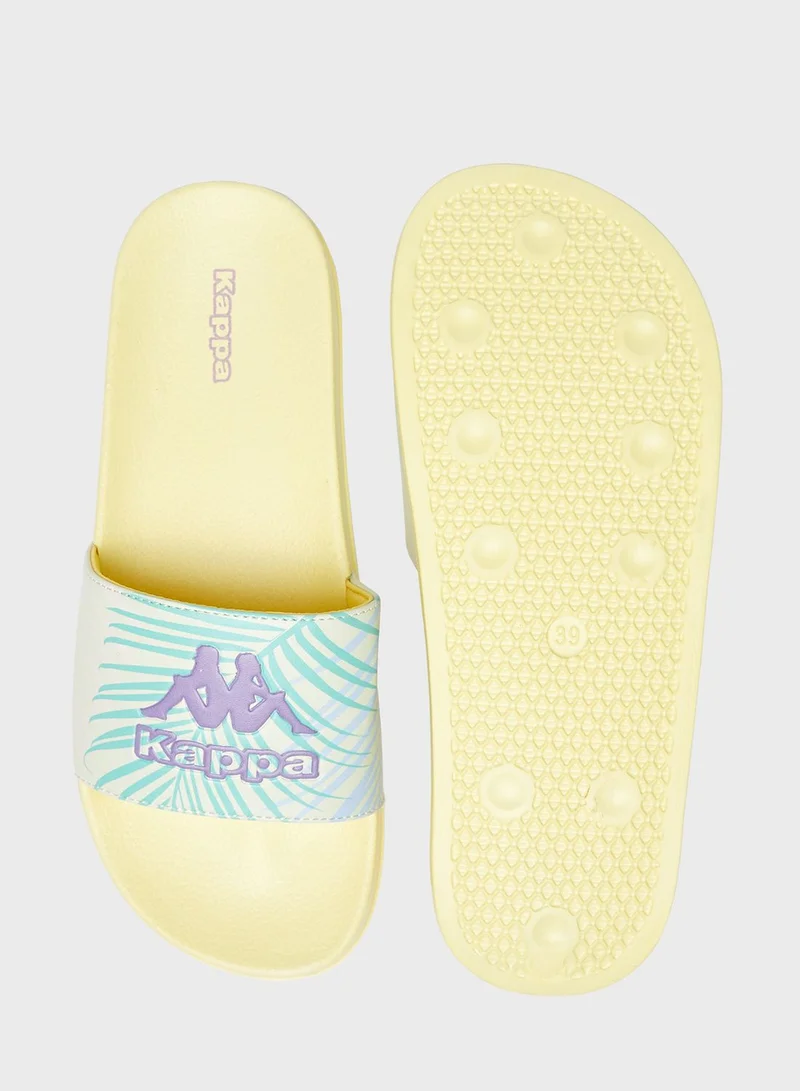 Kappa Single strap flip flops