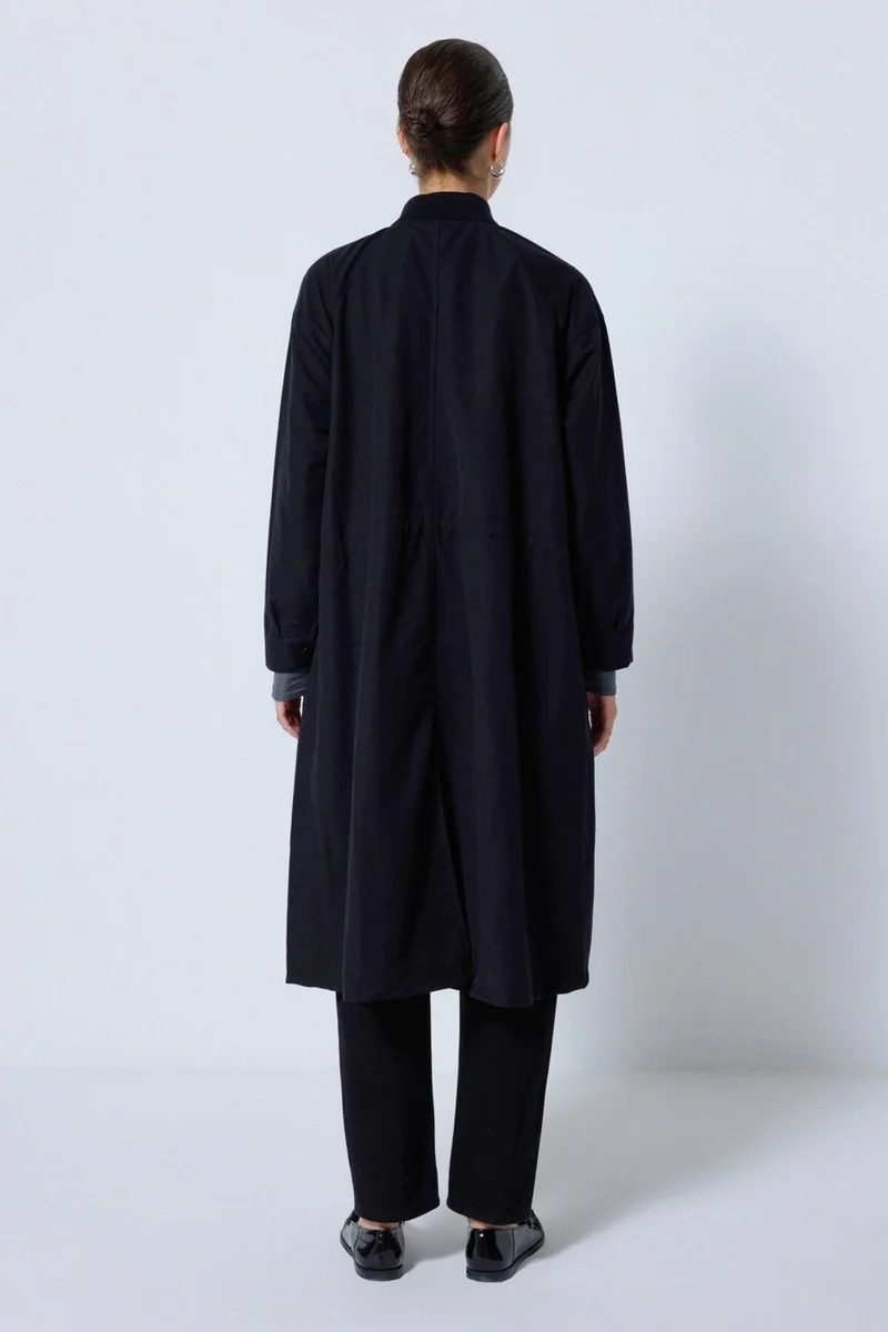 Touche Zippered Trench Coat