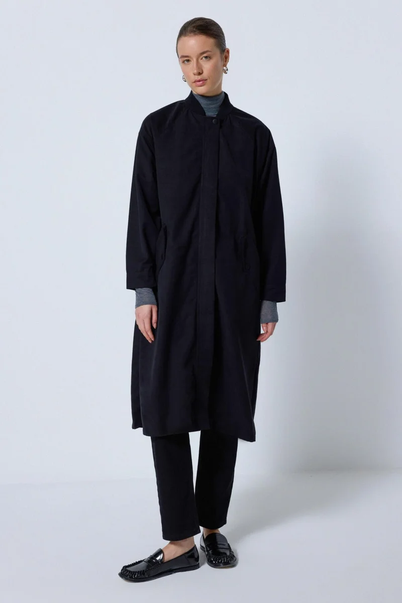 Touche Zippered Trench Coat