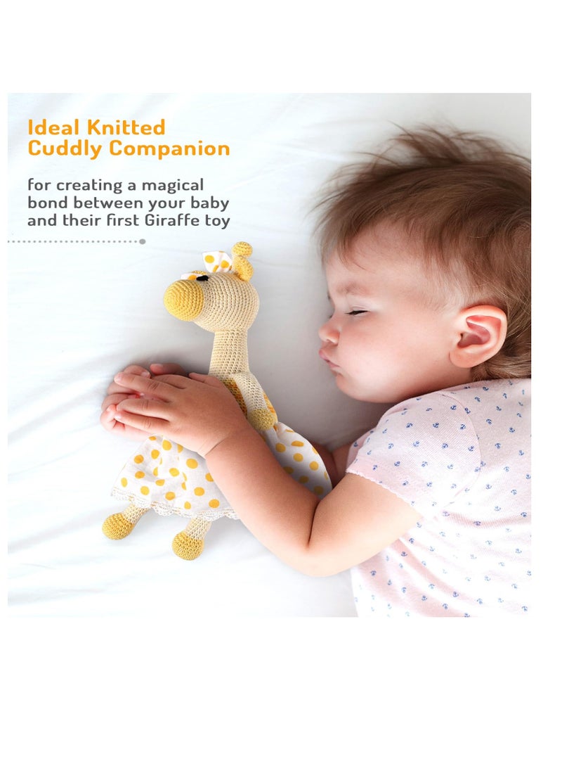 Bonfino Bonfino Premium Crochet Giraffe Toy | Stuffed Animal Toy for Newborn  - Image 2