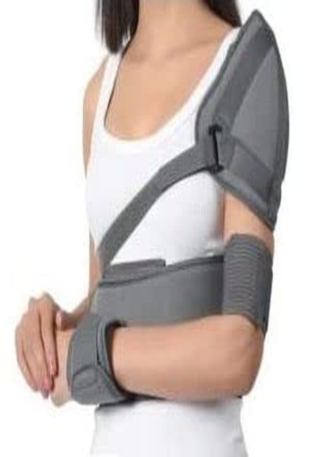 WITSOUL مثبت الكتف من ويتسول / دعامة الكتف للرجال والنساء / دعامة داعمة - حمالة ذراع - دعامة كتف مرنة (مقاس XL) - Image 3