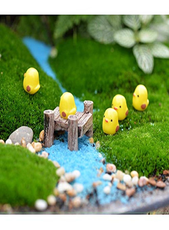 EMiEN Animal Miniature Ornament for DIY Dollhouse Decoration Fairy Garden Plant Décor, Nice Decoration Accessories for Desk,Cabinet,Kids Room,Party etc. Christmas/Birthday (25PCS Little Chickens) - Image 4
