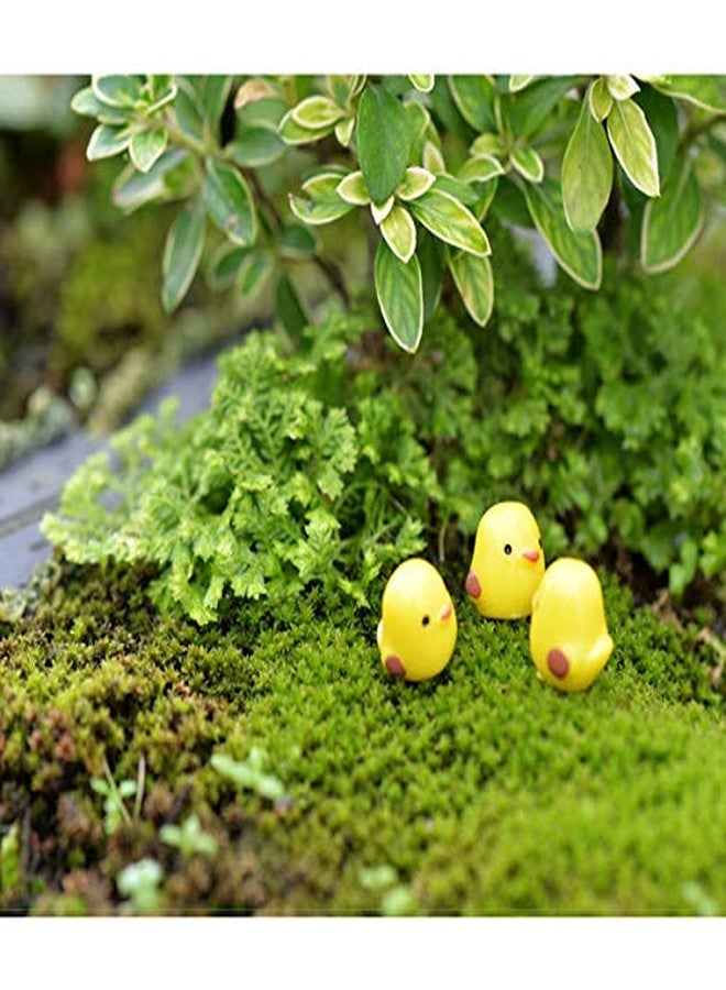 EMiEN Animal Miniature Ornament for DIY Dollhouse Decoration Fairy Garden Plant Décor, Nice Decoration Accessories for Desk,Cabinet,Kids Room,Party etc. Christmas/Birthday (25PCS Little Chickens) - Image 2
