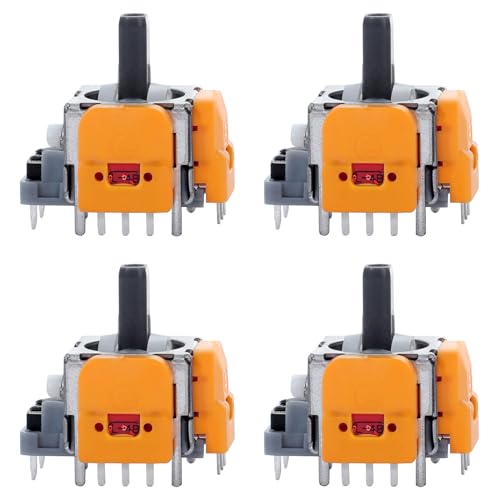 Ikpek 4pcs Hall-Effect Joysticks Replacement for DualSense PS5 Controller, 3D Analog Sensor Wheel Thumb Sticks Rocker Module Replacement for PlayStation 5 Controller - Image 1