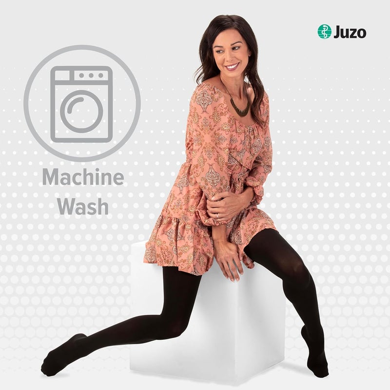 Juzo Soft 2001 Open Toe Compression Pantyhose 20-30mmHg for Improved Circulation - Image 2