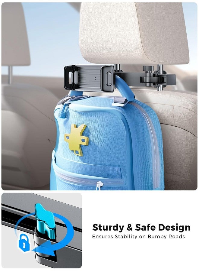 eSamcore Headrest Tablet Holder for car, Back Seat [3 in 1 Extension Arm] Fit iPad Car Mount Road Trip Essentials for Kid Backseat Car Accessories for 4.7"-11" iPad Pro, Air, Mini, Fire HD Tablet - Image 5