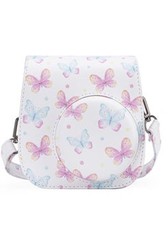 SYOSI Case for Fujifilm Instax Mini 11/9 / 8 Instant Film Cameras with Accessory Pocket and Detachable/Adjustable Shoulder Strap (Butterfly)  - Image 1