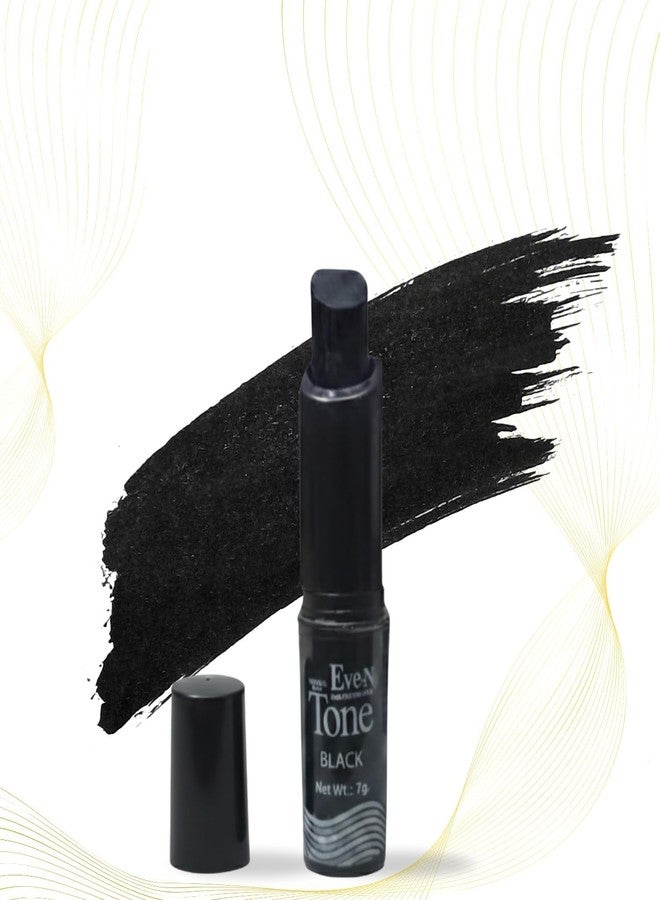 EVE-N Tru Tone Natural Hair Color Root Touch Up For Grey Hair, Non-Toxic White Hair Coverage Touch Up Hair Dye Pencil For Men & Women (Black, 3 count) - Image 2
