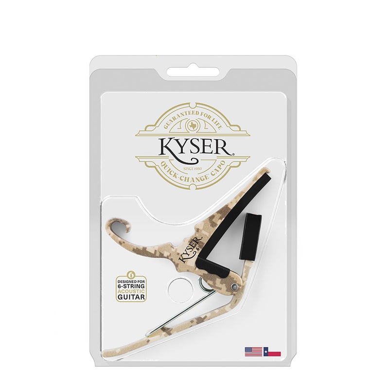 Kyser/Guitars for Vets Quick-Change Guitar Capo for 6-string acoustic guitars, KG6G4V2A - Image 4