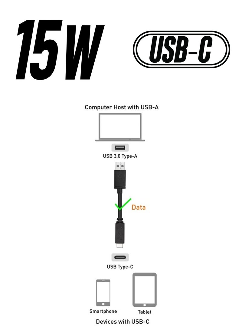 Cable Matters [USB-IF Certified] Cable Matters 10 Gbps Gen 2 USB A to USB C Cable 3.3 ft (USB C to USB Cable) in Black - Image 1