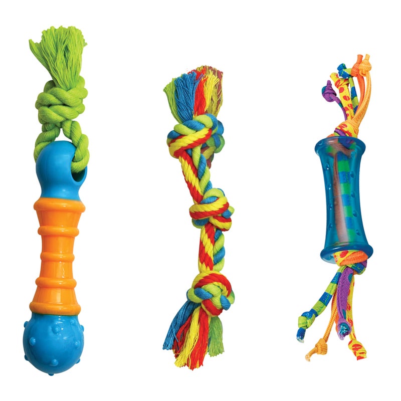 Petstages Orka Mini Dental Dog Chew Toys - 3 Pack - Image 1