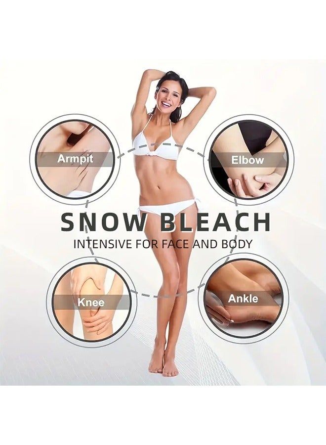 YOUBUY Snow Bleach Intensive - for Private Part Underarm Whitening, Dark Skin Bleaching Cream for Dark Spots, Face and Body Skin Lightening Bleaching Cream for Intimate Areas Brightening - Image 5