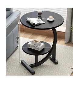 BAIG Sleek C-Shaped Accent Table – Space-Saving Side Table for Office and Living Room  - Image 2