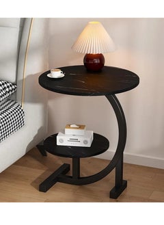 BAIG Sleek C-Shaped Accent Table – Space-Saving Side Table for Office and Living Room  - Image 1