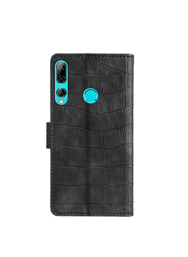 Zaboon Case For Huawei P Smart+ 2019 / Enjoy 9s Skin Feel Crocodile Texture Magnetic Clasp PU Leather Phone Case - Image 3