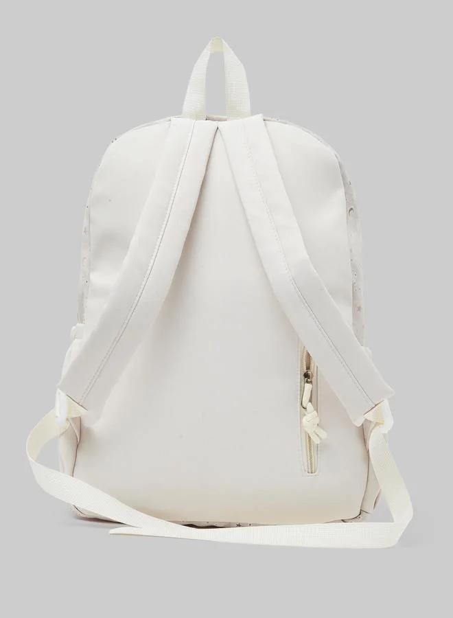 Styli Teen Girls Stars and Moon Print Backpack