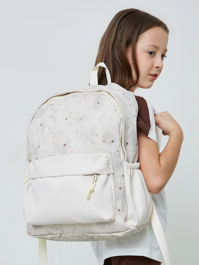 Styli Styli Teen Girls Stars and Moon Print Backpack