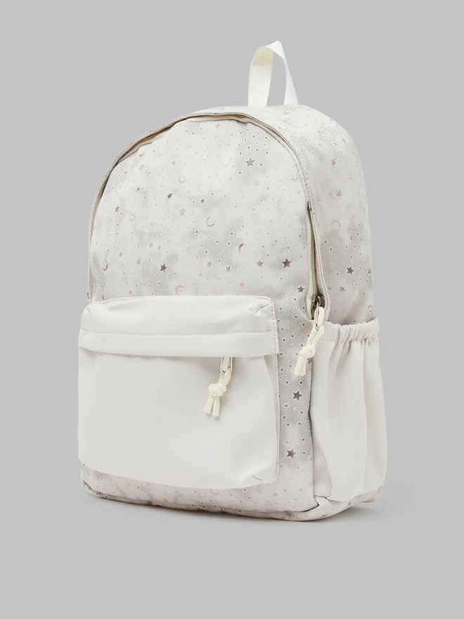 Styli Styli Teen Girls Stars and Moon Print Backpack