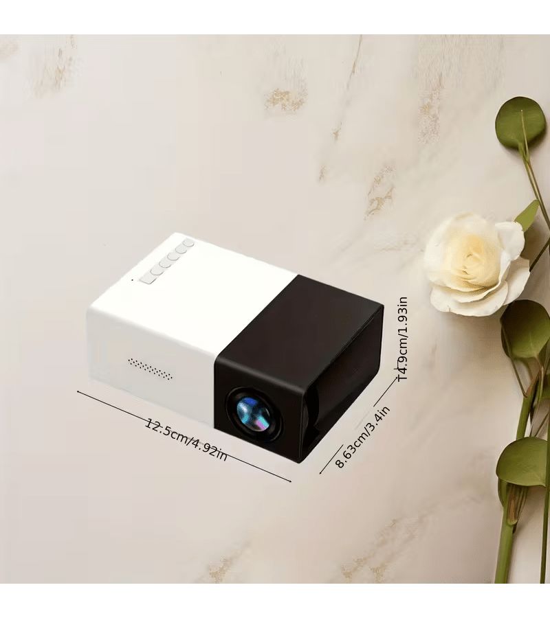 Portable HDTV Definition Mini Projector With LCD Display And Control Native 240P Supports 1080P Compatible With Laptop Smartphone PC Compact Theater Movie Projector For Gaming Presentations - Image 3