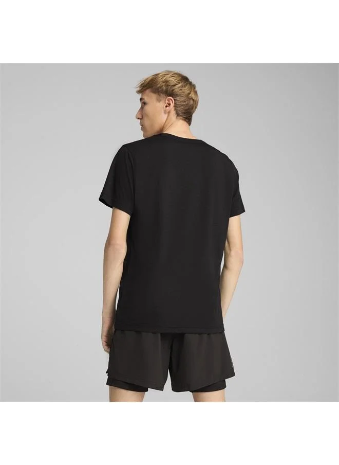 Puma PUMA Black GRAPHICS Outdoor Running Tee Men for Men | Best Price UAE